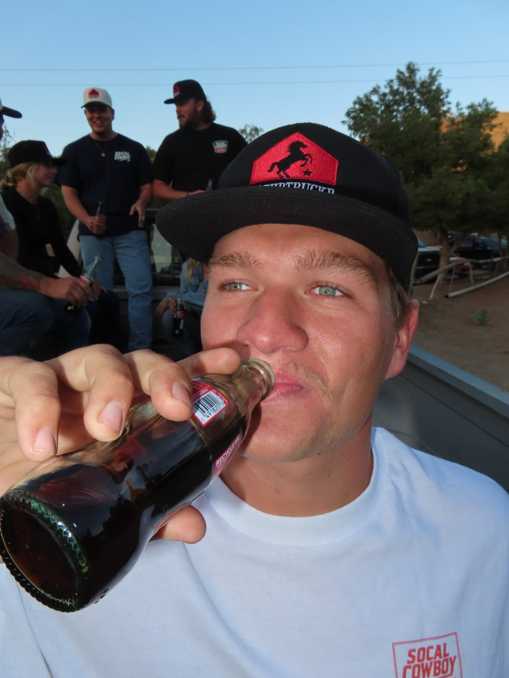 Mothrtruckr Hat Co Men's Flat Bill Hat