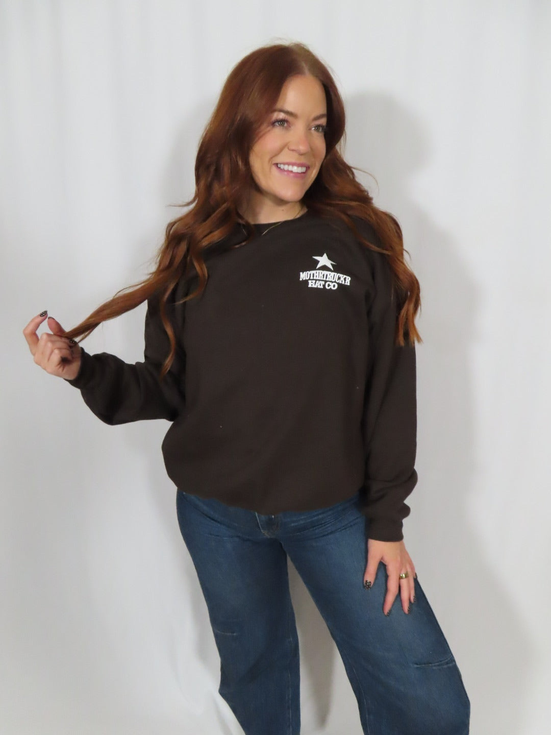 Chocolate Brown Crewneck