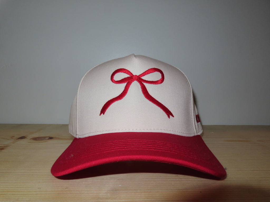 Red Bow Trucker Hat
