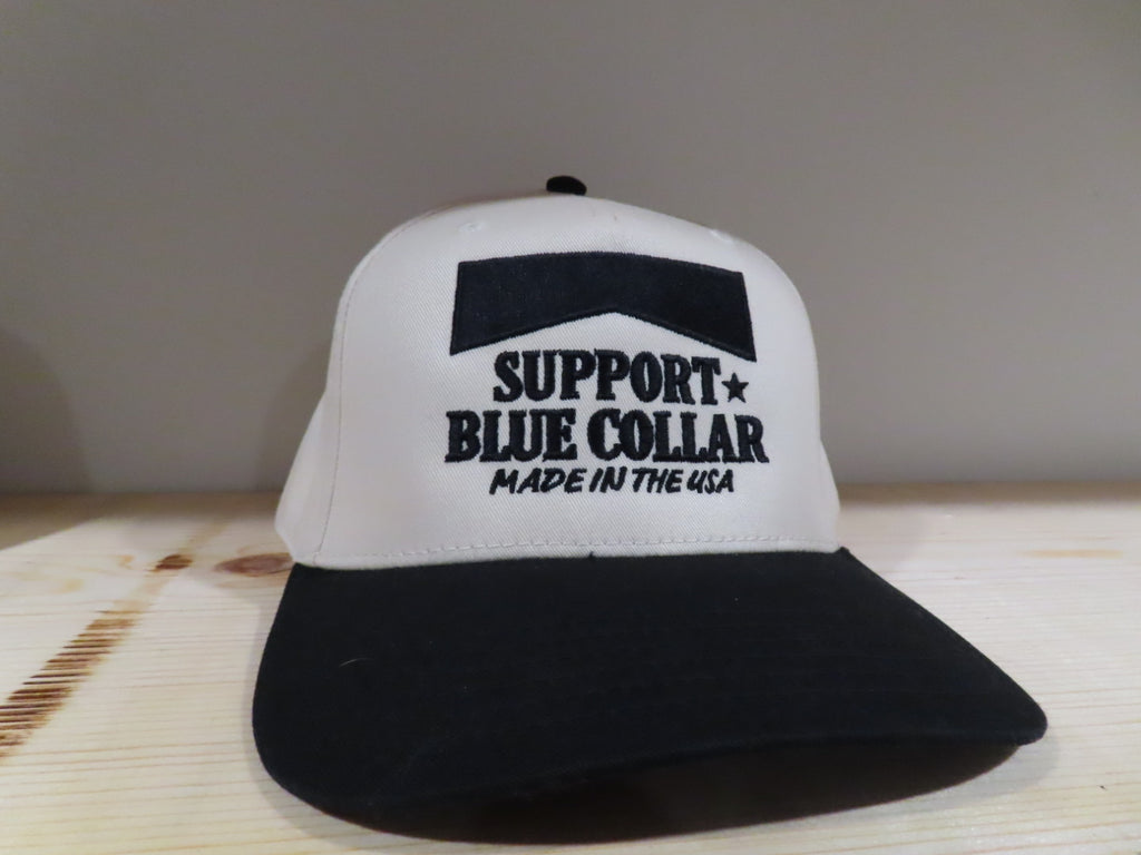 Support Blue Collar Trucker Hat