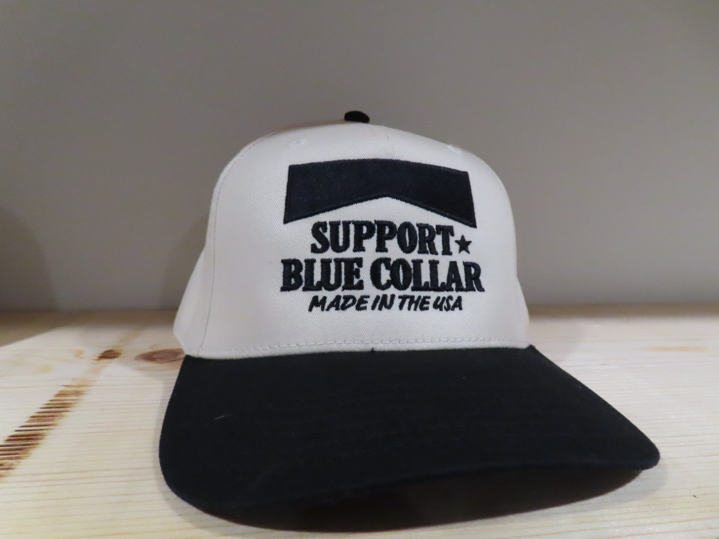 Support Blue Collar Trucker Hat