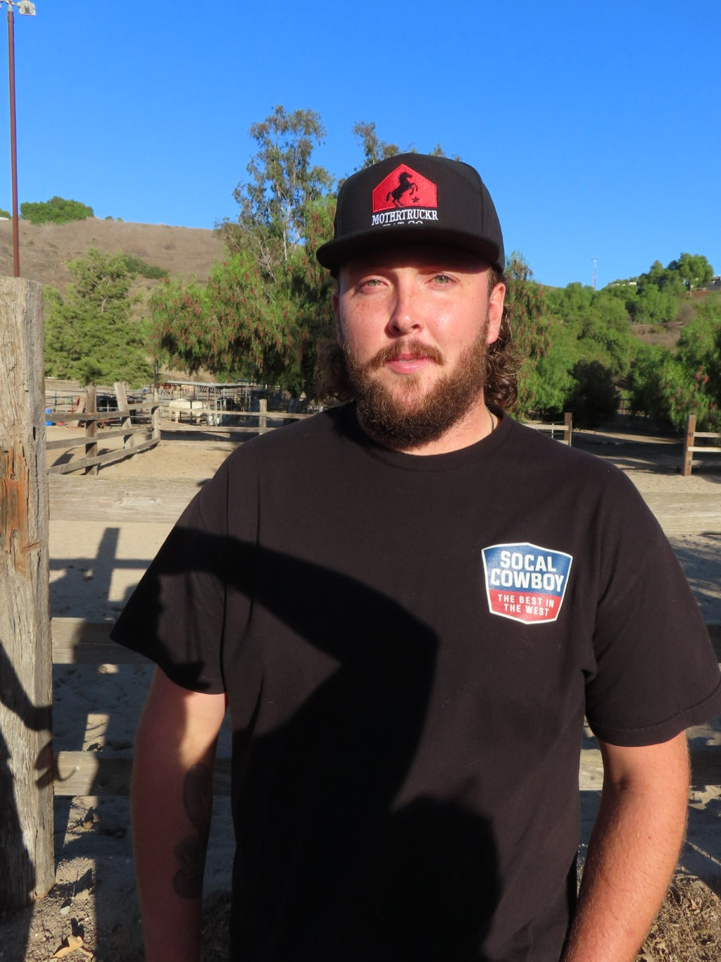 Mothrtruckr Hat Co Men's Flat Bill Hat