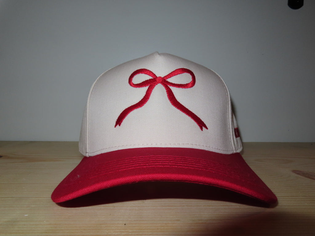 Red Bow Trucker Hat